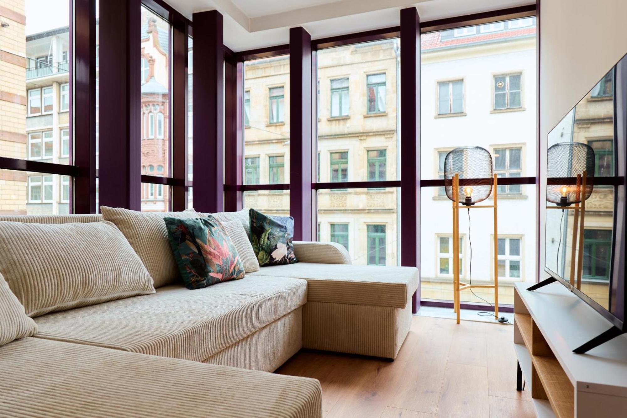Stylisches Apartment I Fahrstuhl I Bahnhofsnah Erfurt Ngoại thất bức ảnh